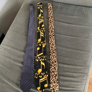 Lot of 3 Ties